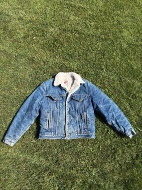 Vintage Levi's Denim Jacket with Sherpa Collar
